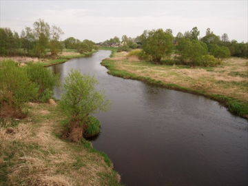 Река Бирвята у д. Пиворай
