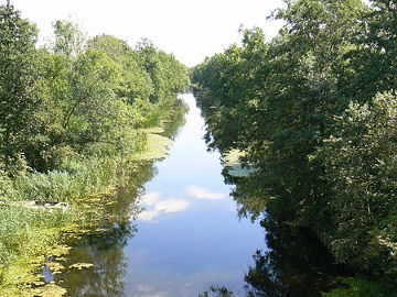 Klaipėdos kanalas prie Kiošių.Foto:Kusurija