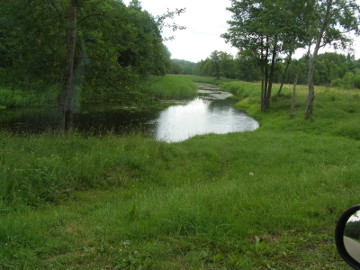 Река Нямунелис у деревни Палайджяй