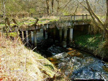 Мост через реку Писса  в Эглинишках