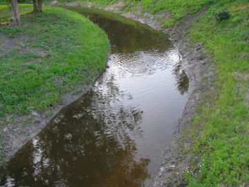 Река Шяймяна в парке города Вилкавишкис