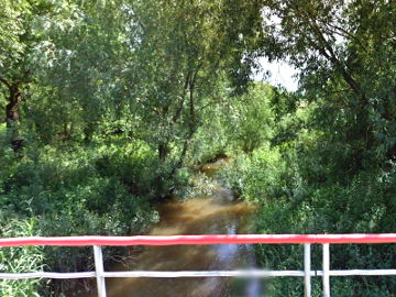 Река Ширвинта у деревни Дрябулине