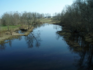 Река Вадакстис у д. Эзере