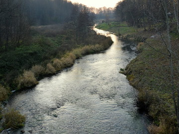 Река Мяркис у деревни Яшюнай