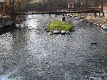 Река Воке у деревни Вайдотай