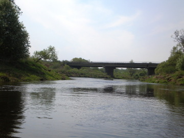 Река Нявежис у г. Кедайняй
