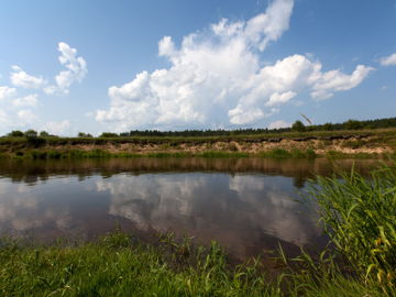 Река Швянтойи у деревни Мичёнис